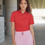 Ladyfit poplin short sleeve shirt
