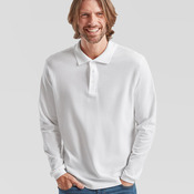 Premium long sleeve polo