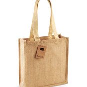 Jute compact tote