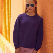 Premium 70/30 kids raglan sweatshirt