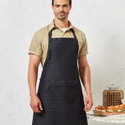 Jeans stitch bib apron