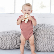 Baby triblend short sleeve one piece