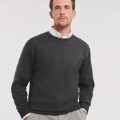 Crew neck knitted pullover