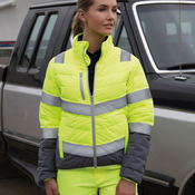 Women's soft padded safety jacket