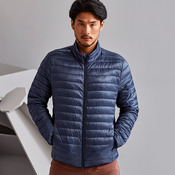 Melange padded jacket