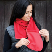 Polartherm™ fleece scarf with zip pocket