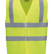 Hi-vis flame-retardant anti-static waistcoat (HVW100ASFR)