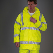 Hi-vis soft flex breathable U-dry jacket (HVS450)