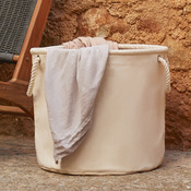 Heavy canvas storage trug