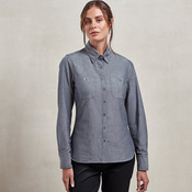 Women’s Chambray shirt, organic and Fairtrade certified