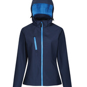 Women's venturer 3-layer hooded softshell jacket