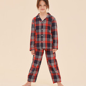 Kids tartan lounge set