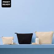 Recycled luxe canvas accessory bag